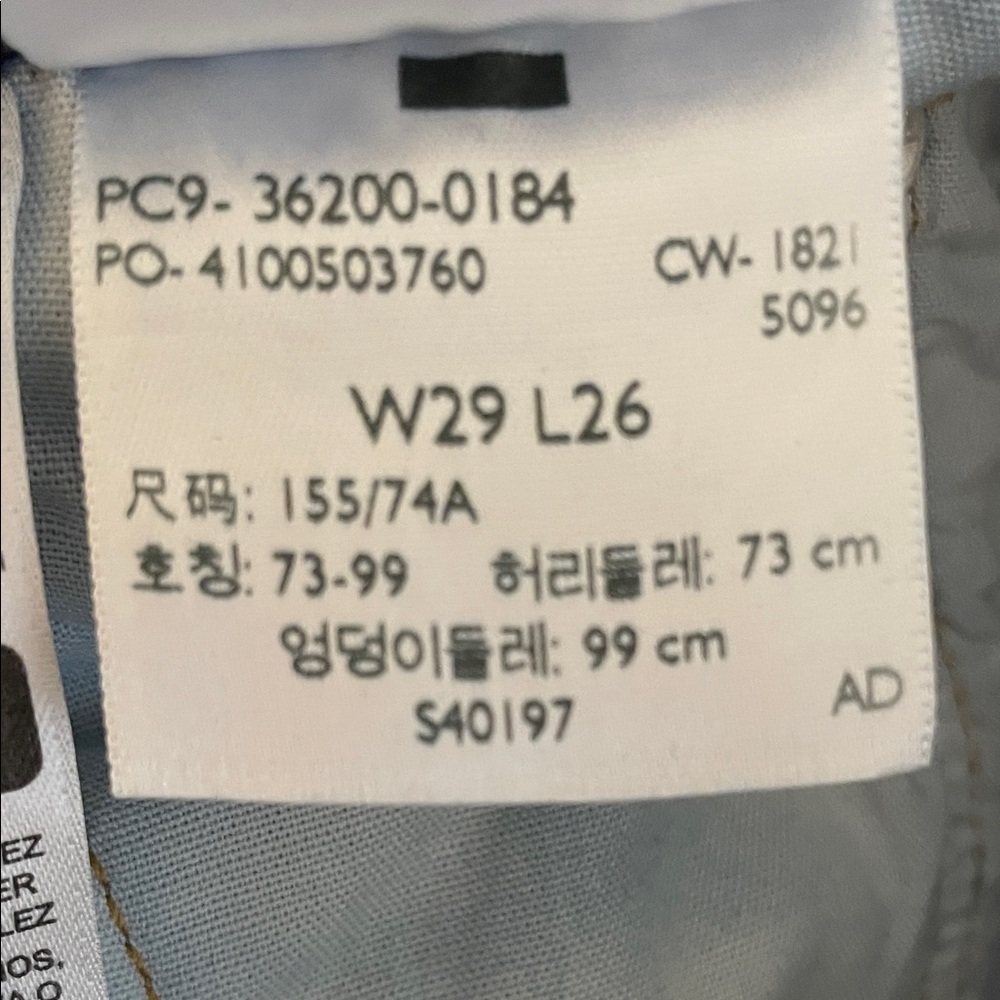 Levi's Dark Blue Straight Jeans - Picture 3 of 7